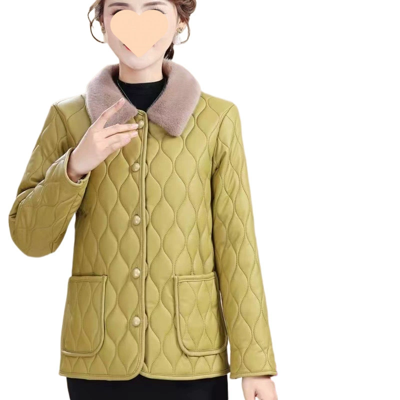 Keep warm jacket, for middle age, western style