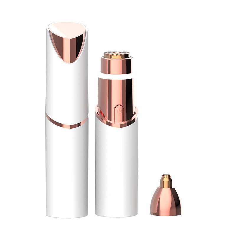 亚马逊爆款二合一口红剃毛器 电动鼻毛修眉器 脱毛仪女用私密去毛|undefined