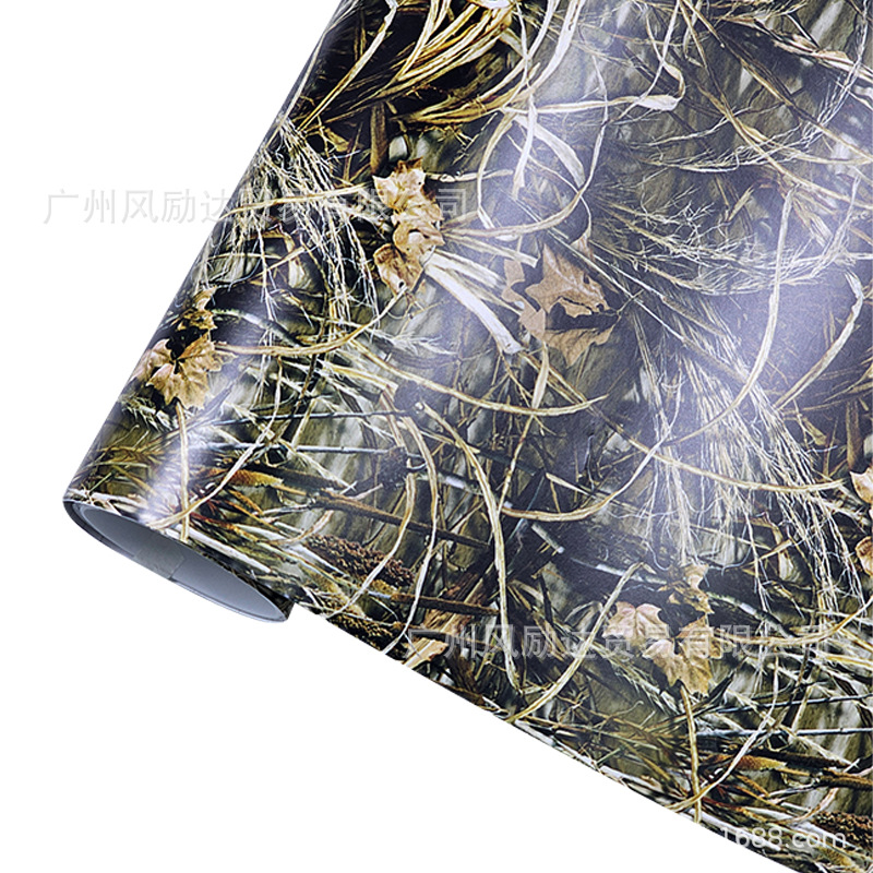 Cross-Border Popular Camouflage Grassland Car Body Color-Changing Film Electric Motorcycle Mountain Bike Color-Changing Decals Stickers