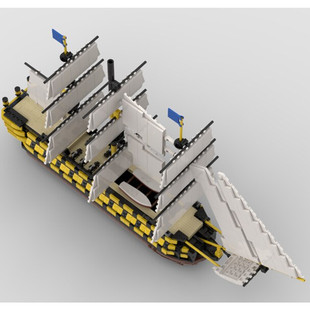 Moc-52315 the Oldest Ship Navy Ship Biulding Toys 1:200 Scale