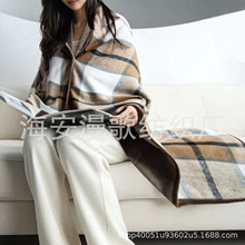 Plaid throw ����ë̺����Ӻ�����k������˯̺���L�w���{��˯̺