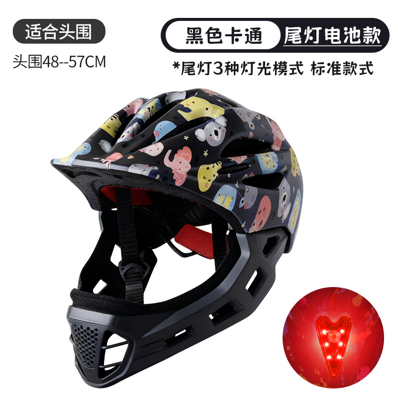 Casco de bicicleta de equilibrio para niños, casco completo, patinaje, sombrero, equipo de montaje, protector, cascos para niños y niñas