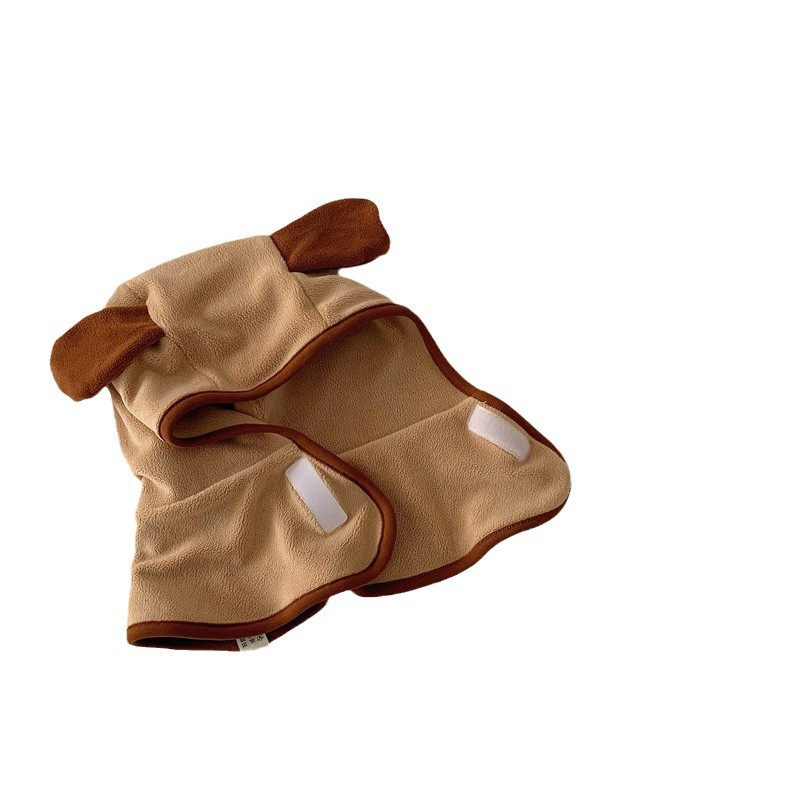 Invierno sombrero de niños bufandas sombrero de un solo bebé para hombres niñas sombrero de peluche caliente sombrero de peluche bebé sombrero