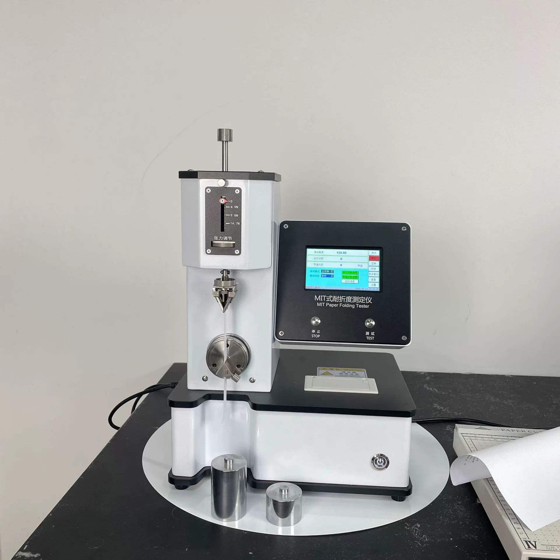 Тестер складывания бумаги MIT, тестер складывания картона, машина для испытания интенсивности складывания бумаги MIT