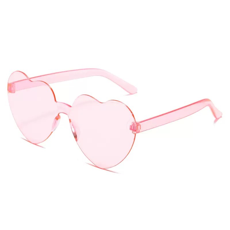 Moda unida en forma de corazón gafas de sol color caramelo gafas de sol corazón de melocotón transfronterizo gafas de amor gafas de baile gafas