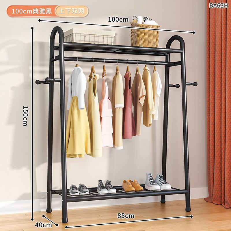 100cm 길이의 클래식 블랙 2 레이어 [탑 디자인]