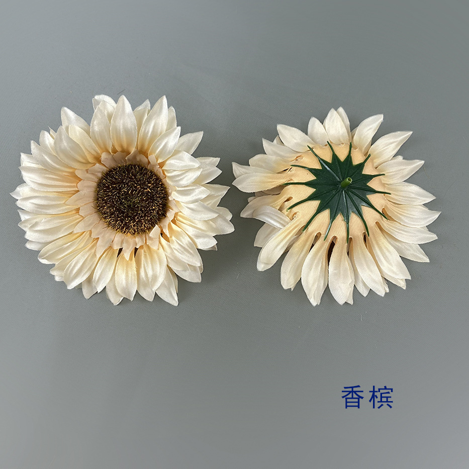 Simulación girasol ins viento decoración de la sala de estar props de fotografía boda al por mayor flores de sol hechas a mano diy regalos de flores falsas