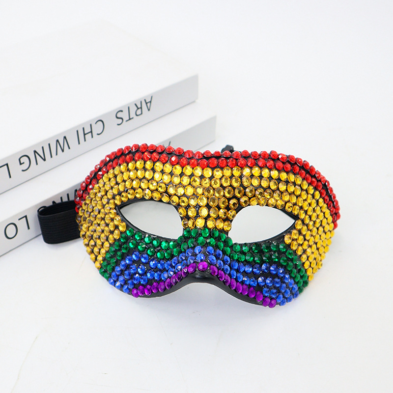 Máscaras de animales de diamante de Halloween, máscaras de cara de zorro, máscaras de carnaval, máscaras de fiesta