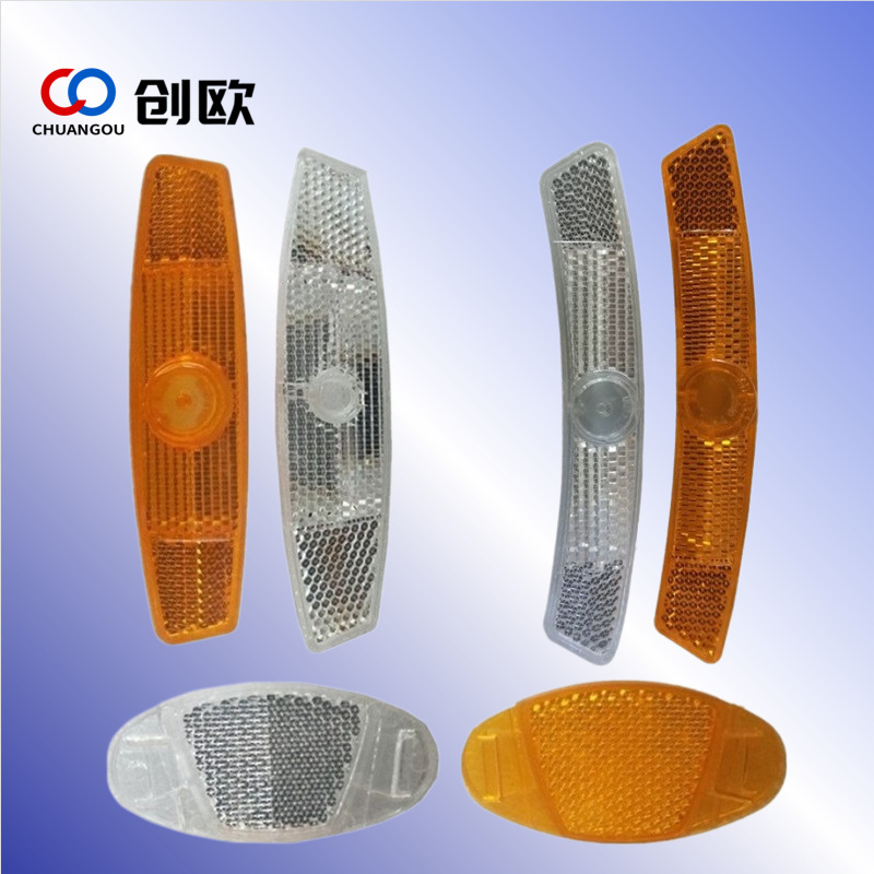 Luces reflectantes para radios de bicicleta de montaña, tiras reflectantes para radios de bicicleta, luces reflectantes para radios, piezas de luz trasera reflectante