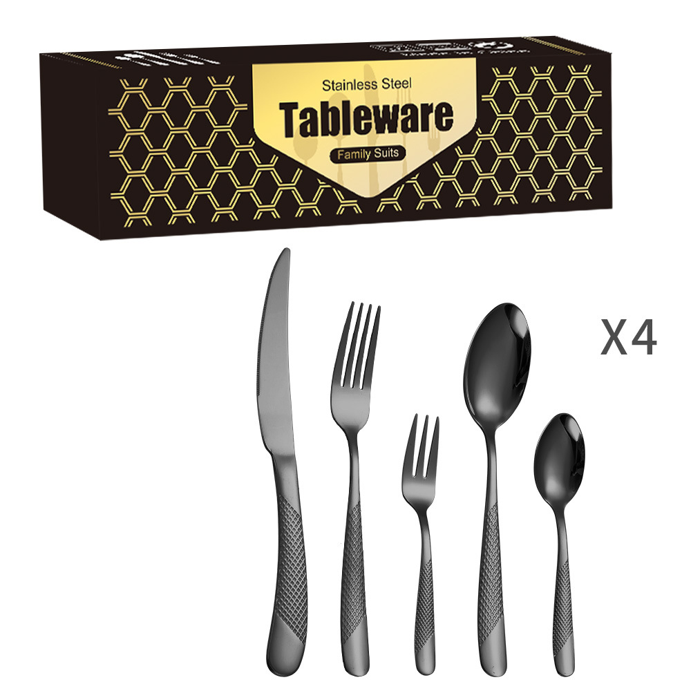 블랙 골드 박스-블랙 20pc