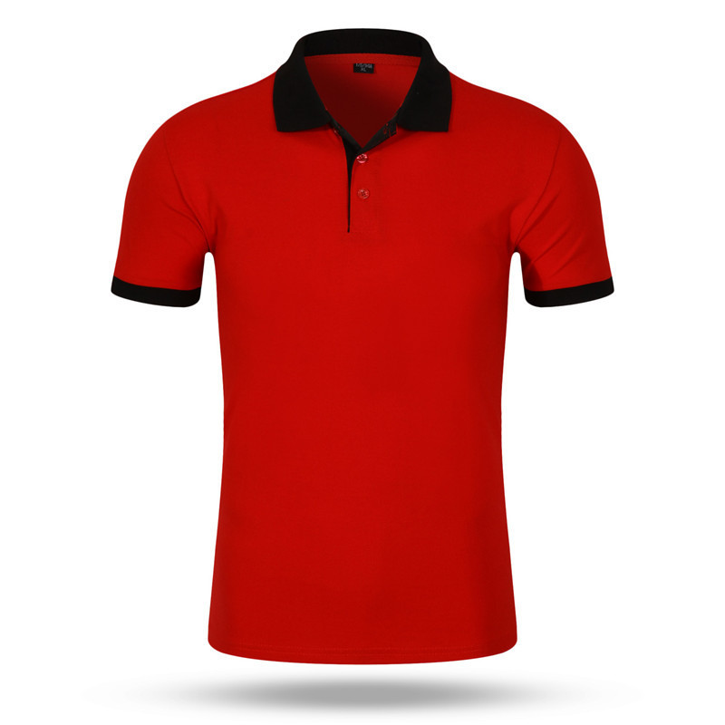 Polo ropa de trabajo tela de algodón ropa de grupo polo con solapa se puede imprimir bordado se puede imprimir al por mayor compra masiva