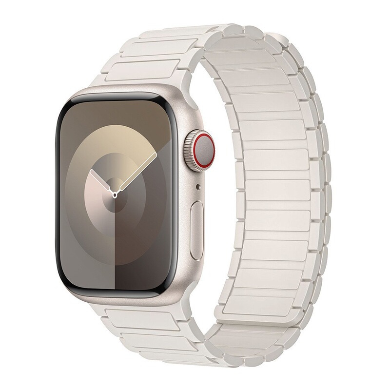 Apple iWatchS10 シリコン磁気時計ストラップ Applewatch9/8/7 リバースバックル通気性スポーツ時計ストラップに適しています。|undefined