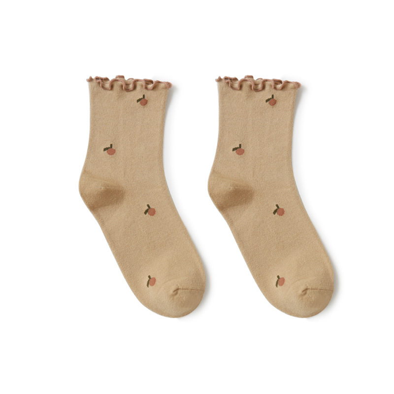 Nuevos calcetines de confinamiento Primavera, Otoño e Invierno posparto algodón peinado transpirable media pantorrilla boca suelta no apretado maternidad sueño mujeres embarazadas Calcetines