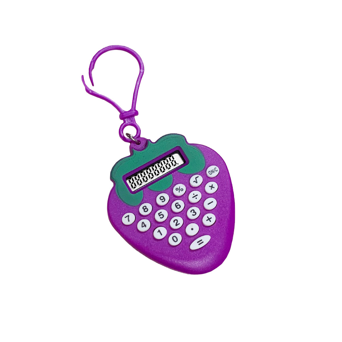 17g Weight Calculator Stationery Type 1 Piece Quantity Class, School Occasion ABS Material Strawberry Pattern Cute Style 1 Piece Cute Strawberry ABS Calculator 7
