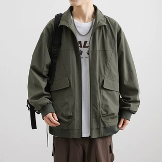 2025秋冬季工装夹克新款复古潮流宽松男士耐磨登山服外套