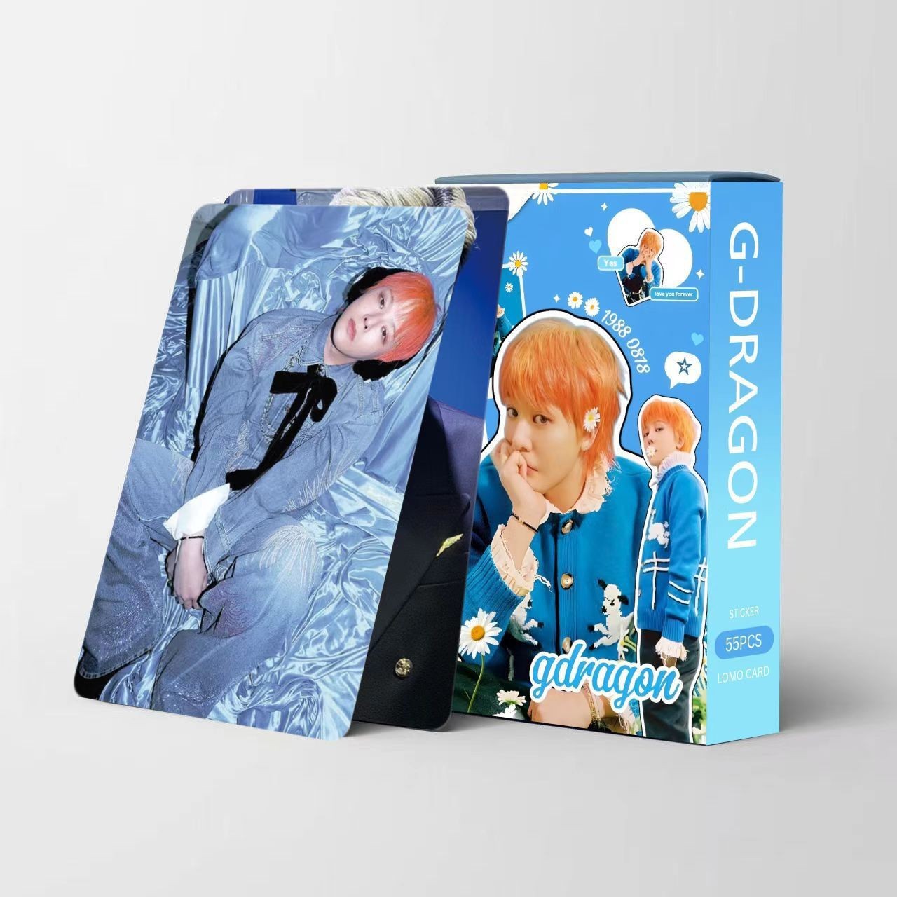 Cadena total, una gran cantidad de stock, 55 hojas de tinta BT SK IVE ATEEZ KPOP, estrellas coreanas alrededor de LOMO