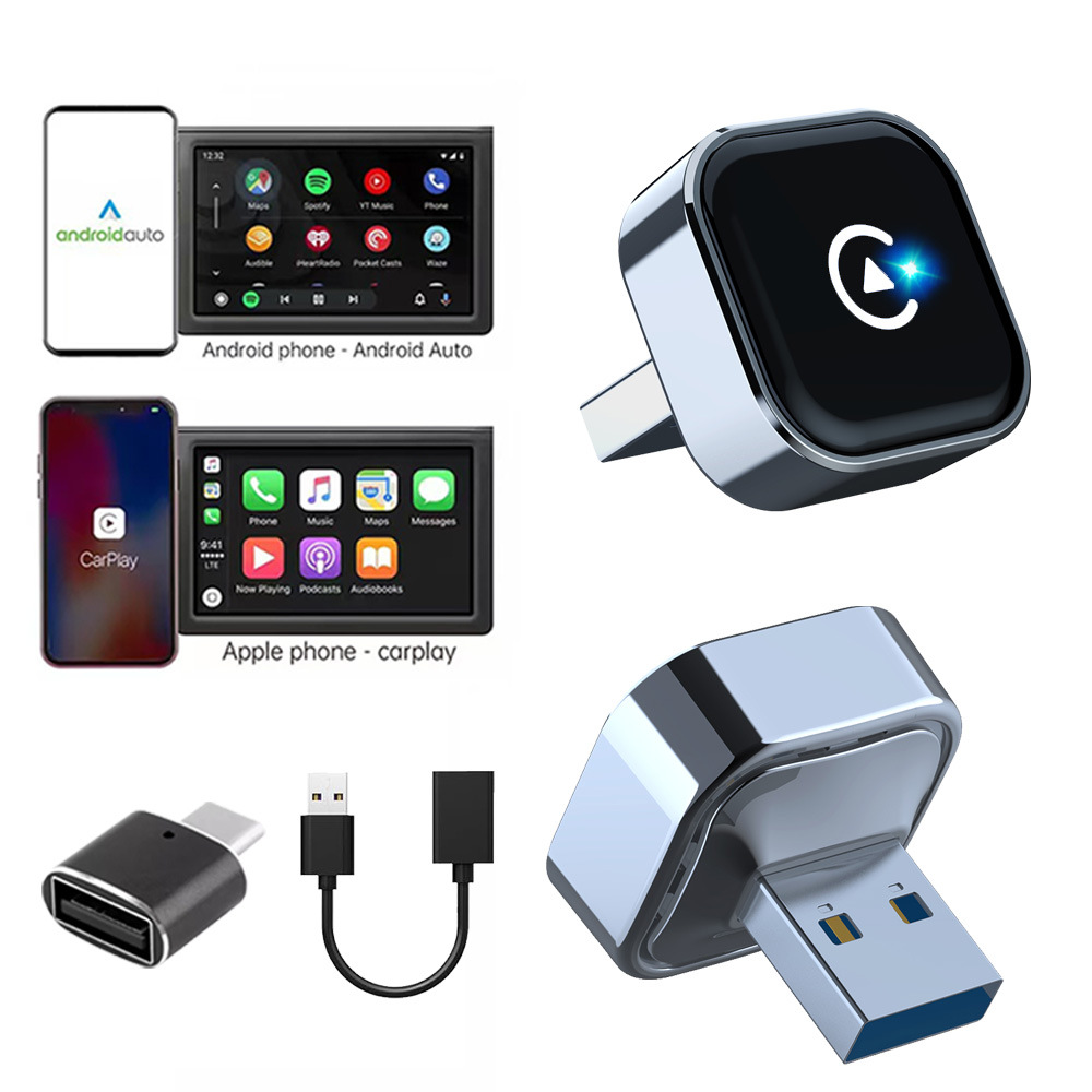 Cross-Border Wired-To-Wireless Carplay Car Connectivity Box Module Smart Android Auto Carplay Box