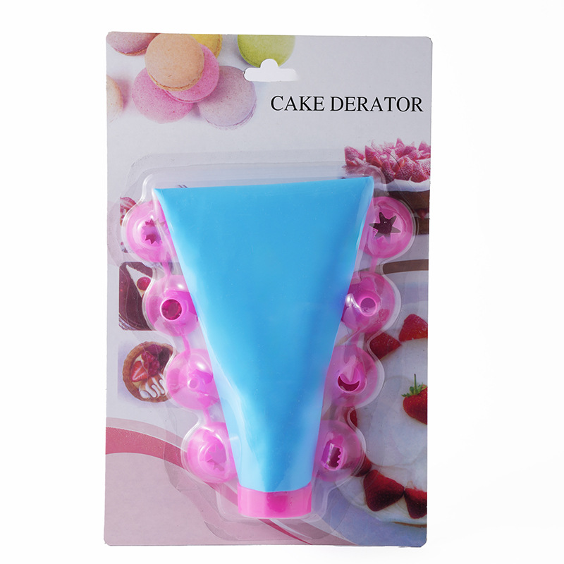 Boquilla de plástico de crema, conjunto de boquilla de flores, cubo de flores, extrusor de flores de crema DIY, boquilla de flores, galletas, pistolas de flores