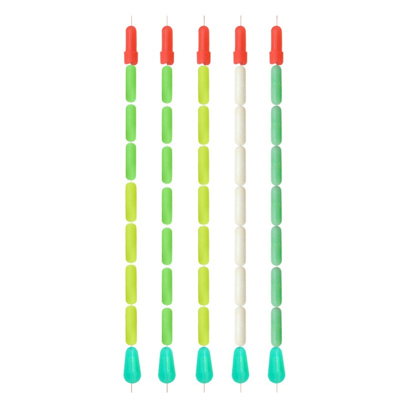 Super Tight Silicone Space Bean Cardboard Pack 50 Pack One Board High Concentricity Competitive 7+2 Positioning Bean Fishing Gear Shop Special