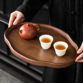 多功能餐盘茶水盘不规则大小号糕点盘家用客厅放茶杯水杯盘中式