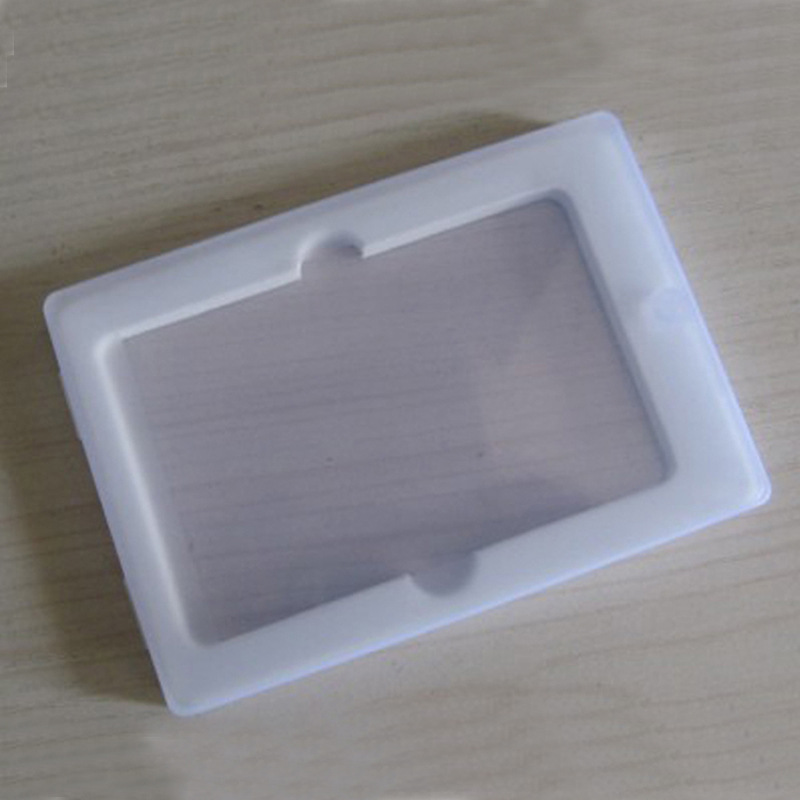 名片PP盒卡片PP盒U盘包装盒透明塑料名片盒子卡片盒105x72x10mm