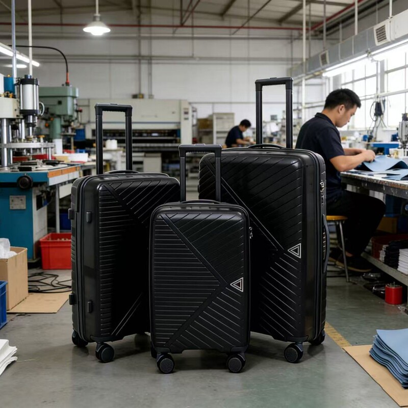 Processing and Customization 20inch Student Zipper Trolley Luggage Corner Suitcase Wholesale Boarding Case Lightweight Boarding Suitcase