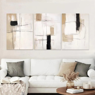 Foreign Trade Agency for Modern Amazon Abstract Geometric Living Room and Bedroom Hanging Paintings Decorative Frameless Painting Core Posters