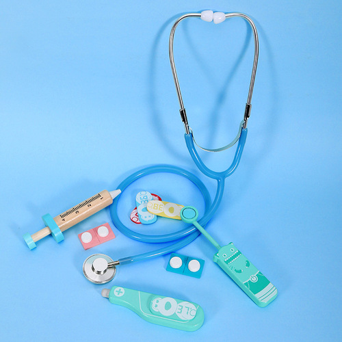 Doctor Play House Girl Toy Baby Simulation Role Play Set Children's Stethoscope Dental