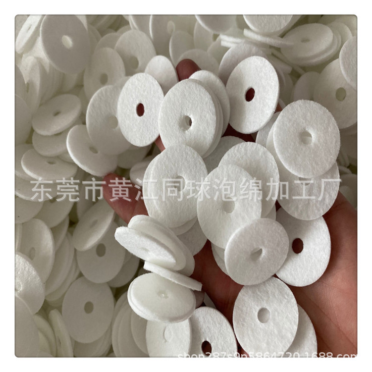 吸水绵圆片 冷风扇防霉保湿滤芯针刺吸水棉 鲜花保湿海绵片