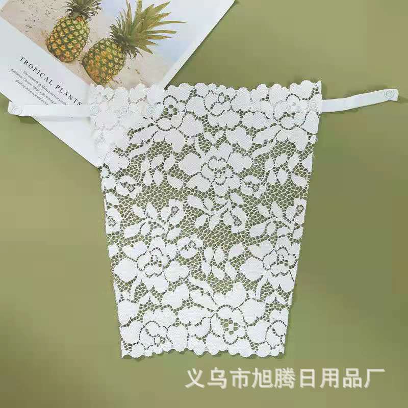 Anti-exposición tubo superior artefacto de una pieza de las mujeres borde de encaje inferior desgaste interior pecho envuelto pecho sin costura cubierta de tela