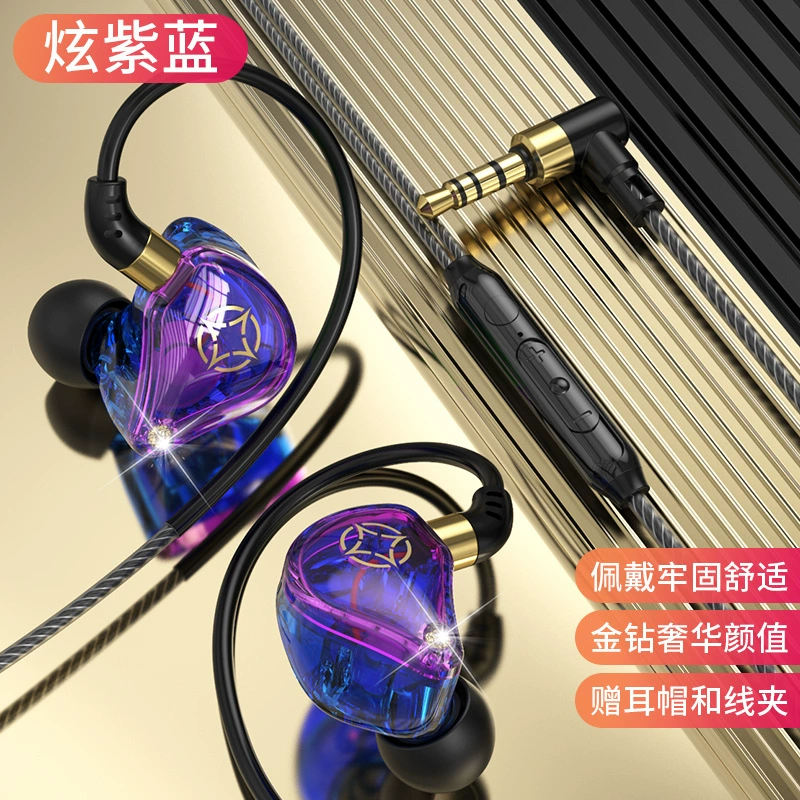 Earphones (Apple compatible) Type-C & 3.5mm with digital decoding chip, dual magnetic drivers