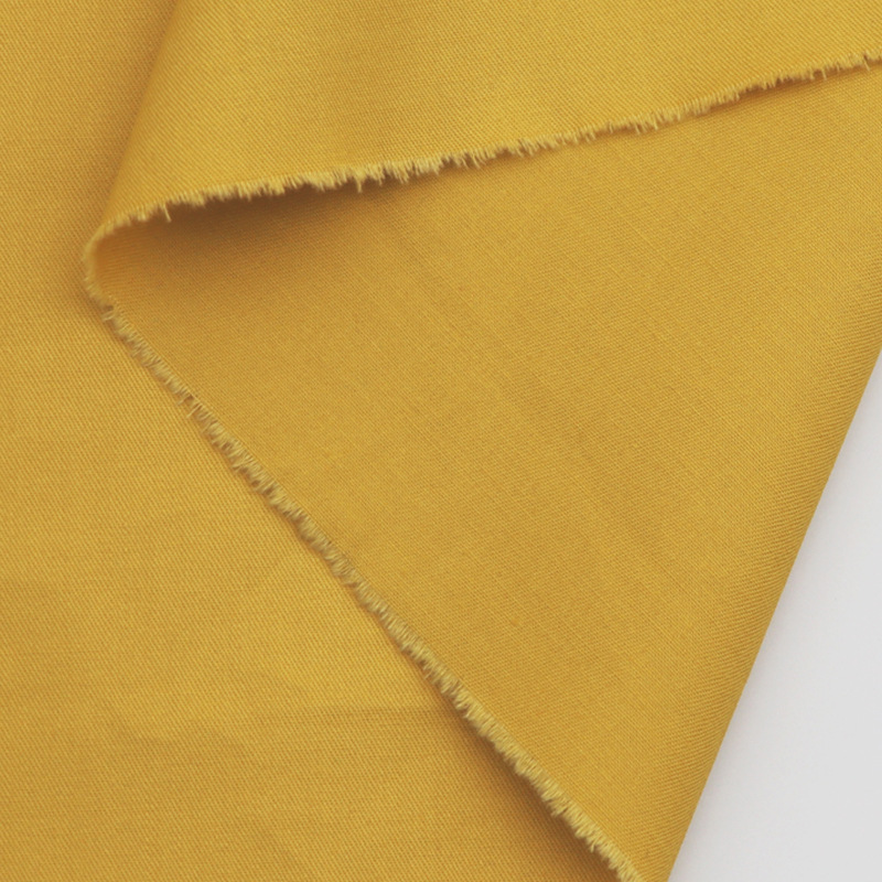 40s alta densidad sarga imitación Tencel tela 40*32 sarga imitación Tencel tela primavera y verano vestido camisa tela