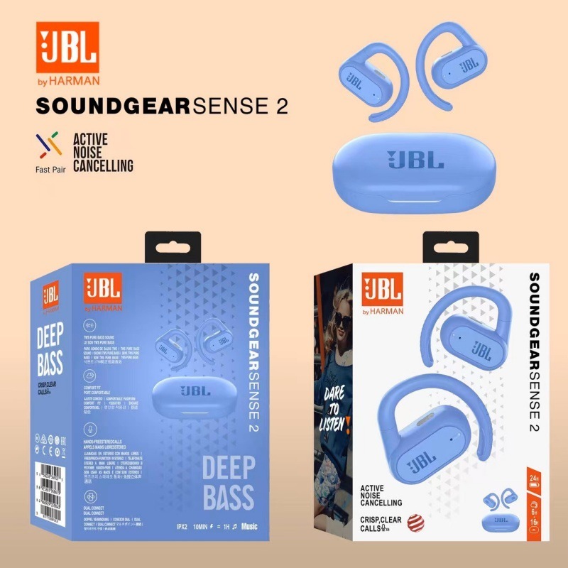 跨境新款适用于JBLsoundgearsense2蓝牙耳机入耳式无线运动TWS|undefined