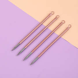 黑头针美容工具 金色不锈钢粉刺针 暗疮针去粉刺工具 厂家直供