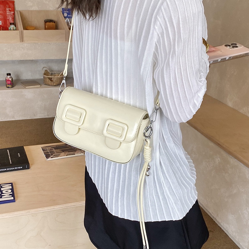 Bolso diario de alto valor de cara 2026 nueva textura ligera de lujo bolso de hombro de moda versátil bolso de mochila exterior pequeño bolso cuadrado image 3