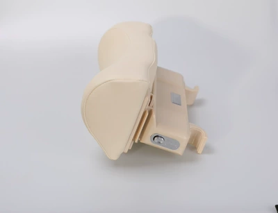 Car supplies pillow four-way: Headrest - five-generations-of-classic-leather-beige-2716210