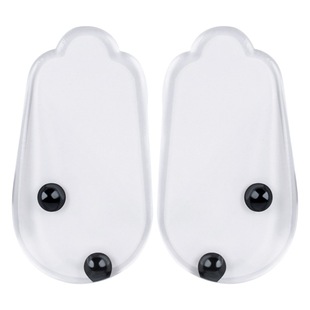 Factory direct volcanic magnet insole XO type leg inside and outside eight-character corrective insole thin leg increased half size heel pad