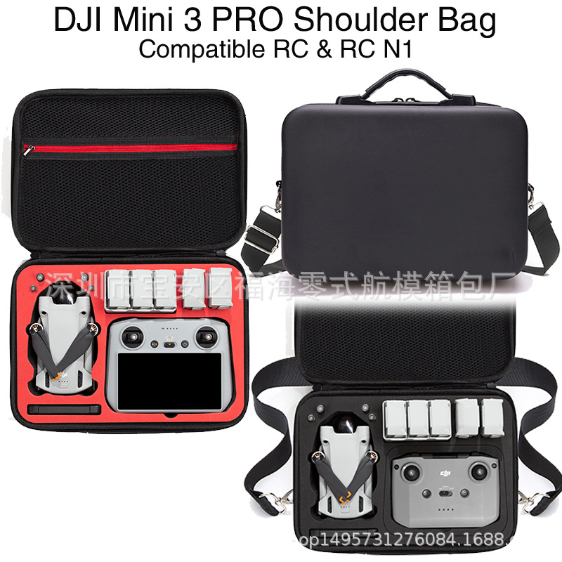 Aplicable DJI mini 3 pro caja de almacenamiento mini bolsa de almacenamiento caja de almacenamiento mochila portátil de nailon