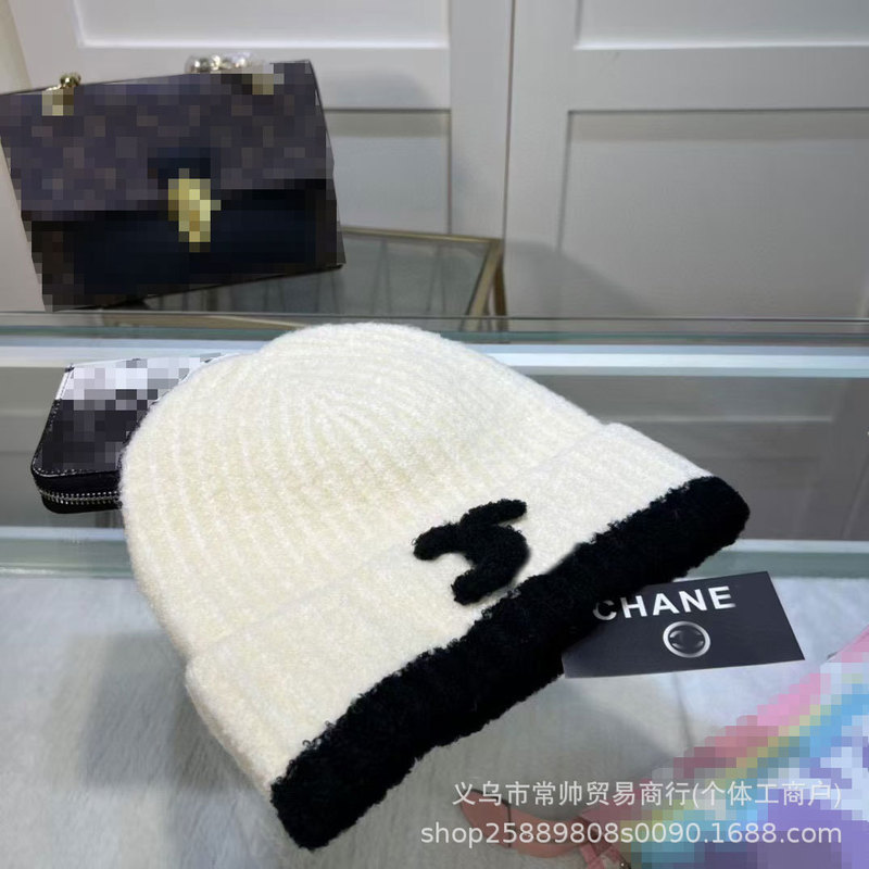 Xiaoxiangfeng ダブル C ハットの正しいバージョン、秋冬の暖かいフレグランスおばさんウール帽子、男性と女性用、多用途の有名な帽子|undefined