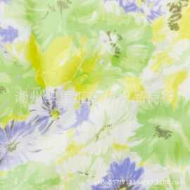全棉60支印花面料大花连衣裙面料手工花布防蚊裤童装女装家居府绸