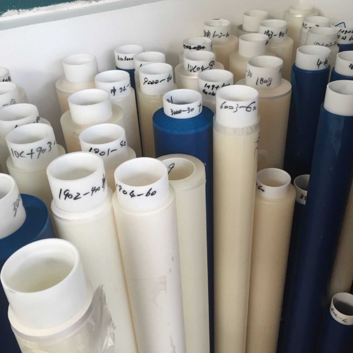 工厂CPP保护膜耐高温保护膜100度无残留磨砂蓝色保护膜注塑保护