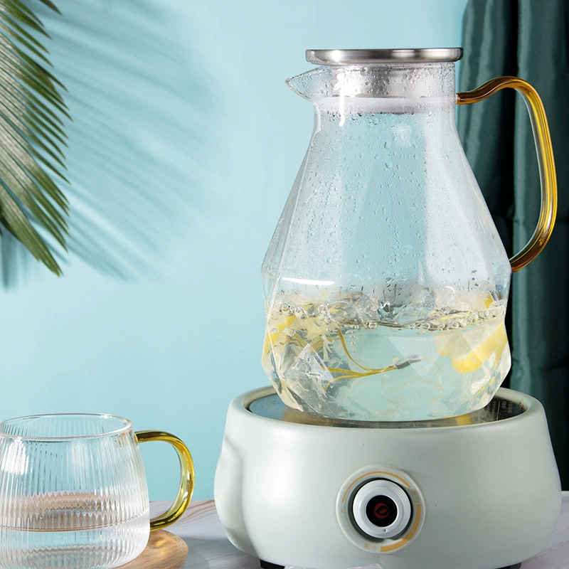 Glass capacious explosion-proof teapot