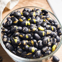 Crispy black beans ready to eat 300g canned original salt-fried crispy beans snack snacks for drinking and snacking