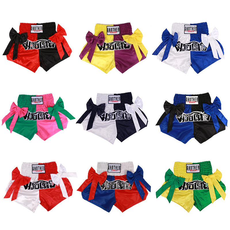 Anotherboxer Boxing Training Shorts Free Fighting Sanda Fighting Pants Muay Thai Shorts for Men and Women Anotherboxer Boxing Training Shorts Free Fighting Sanda Fighting Pants Muay Thai Shorts for Men and Women