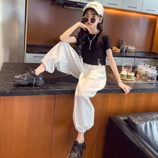 New Trendy Summer Tops for Girls 2025 Summer New Stylish Fashionable Children's Internet Celebrity