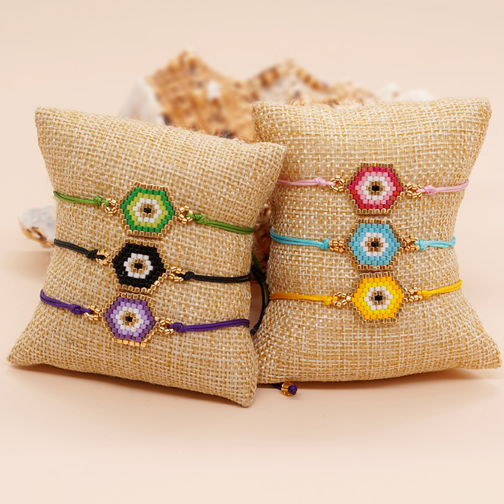 1 Piece Bohemian Hexagon Beaded Alloy rope Womenu0027S Bracelets