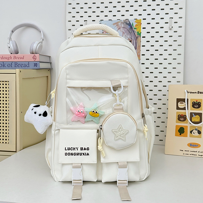 Linda mochila escolar para estudiantes de gran capacidad nueva mochila para estudiantes de secundaria y universitarios