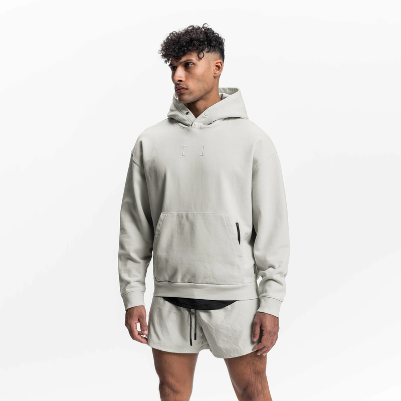 2022 Spring and Autumn new listing hooded men's sports sweater running training muscle fitness shoulder basketball long sleeve