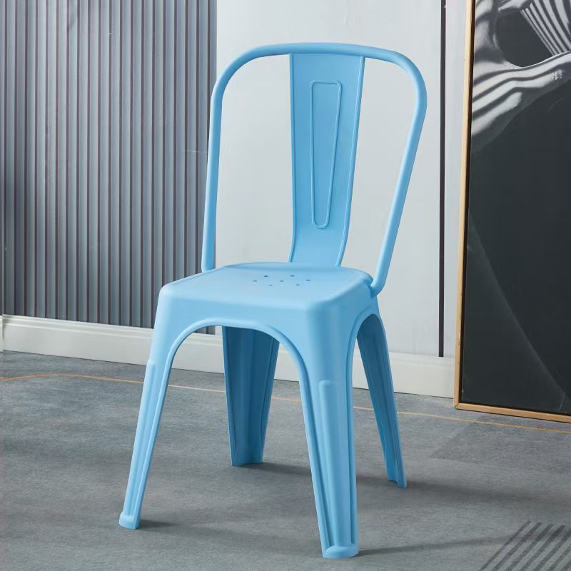 Nuevo taburete de plástico grueso de malla roja silla trasera silla de comedor comercial silla cómoda de boda silla ergonómica