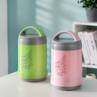 Jiayan vacuum glass liner insulated barrel multi-layer insulated lunch box lunch box pot student children lunch bucket lunch box